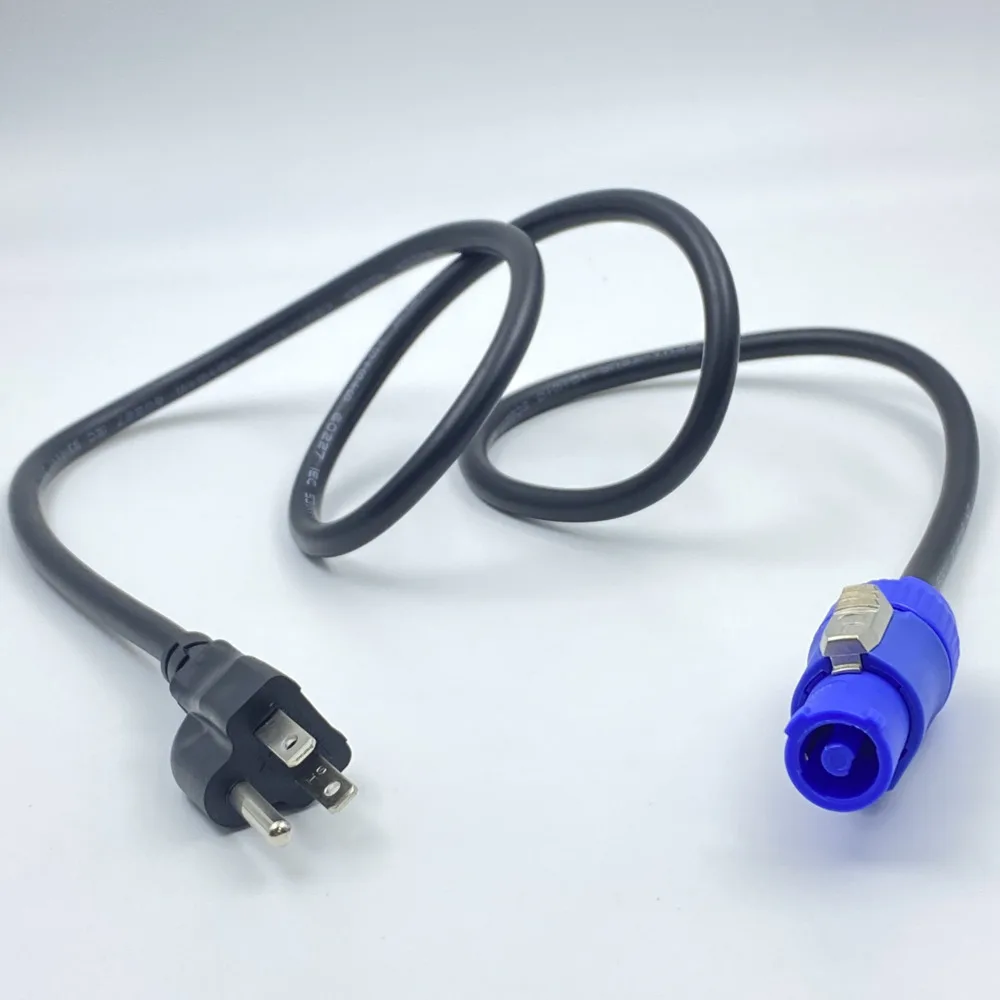 1 Meter US Plug PowerCON Power Cable AC Power Cord For LED Moving Head Lights Audio Stage Lighting LED Par DMX Fog Machines