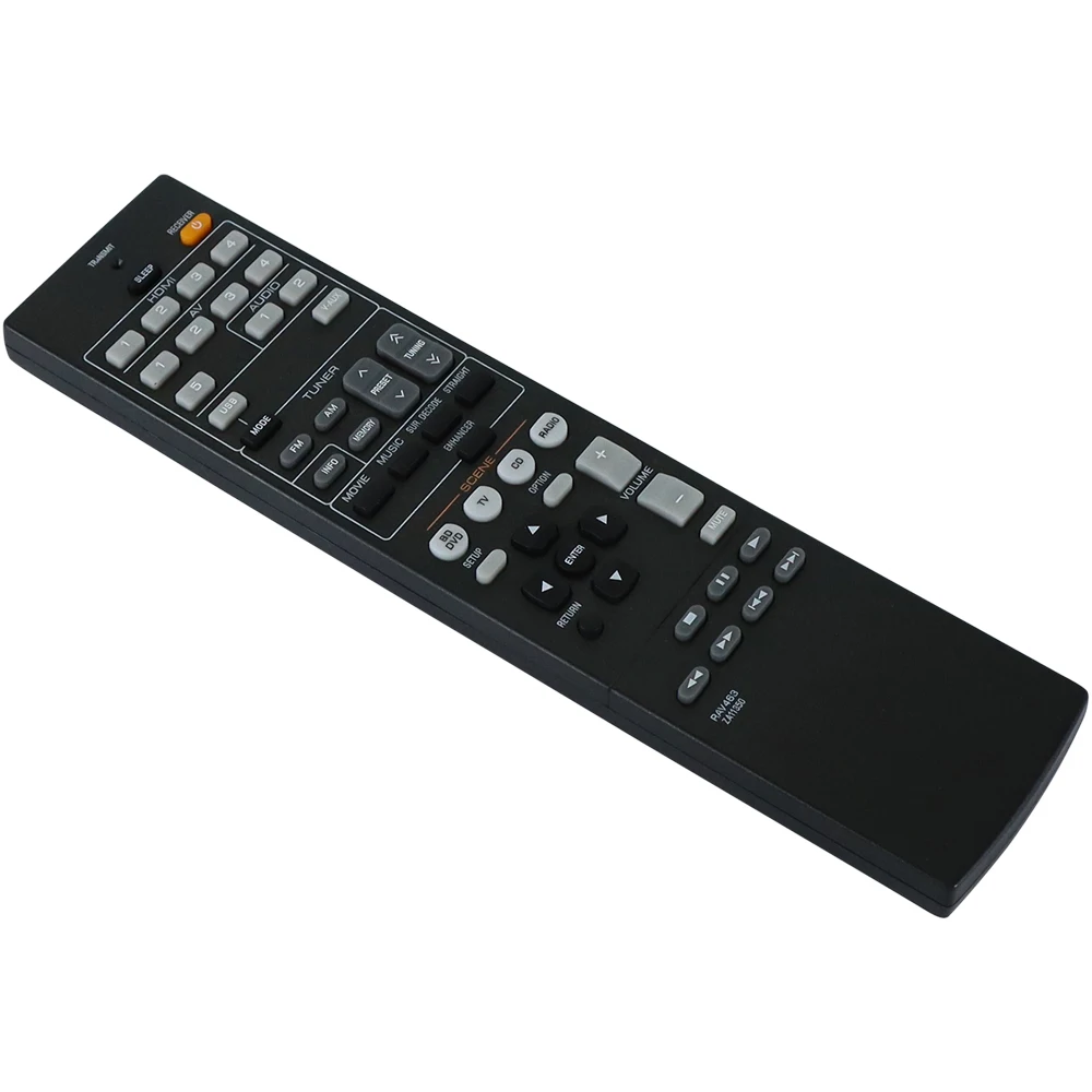 NEWEST RAV463 ZA11350 Replace Remote Control for Yamaha AV Receiver RX-V375BL HTR-3066 RX-V377 RAV521 RAV522 RAV463