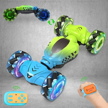 RC Drift Car Toys for Boys Double-sided Flip 2.4G Remote Control 360° Rotating Climbing Car Off Road Stunt RC Car Gifts