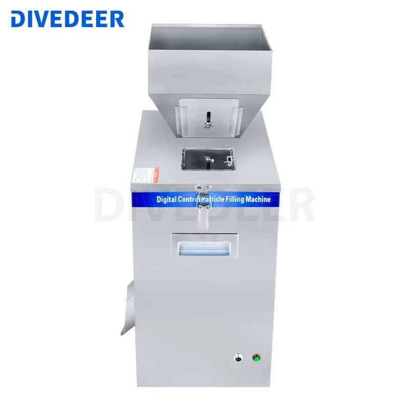DIVEDEER Commercial Automatic Powder Dispenser Flavors Coffee Powder Goji Berry Dispenser Rapid Quantitative Weighing Machine