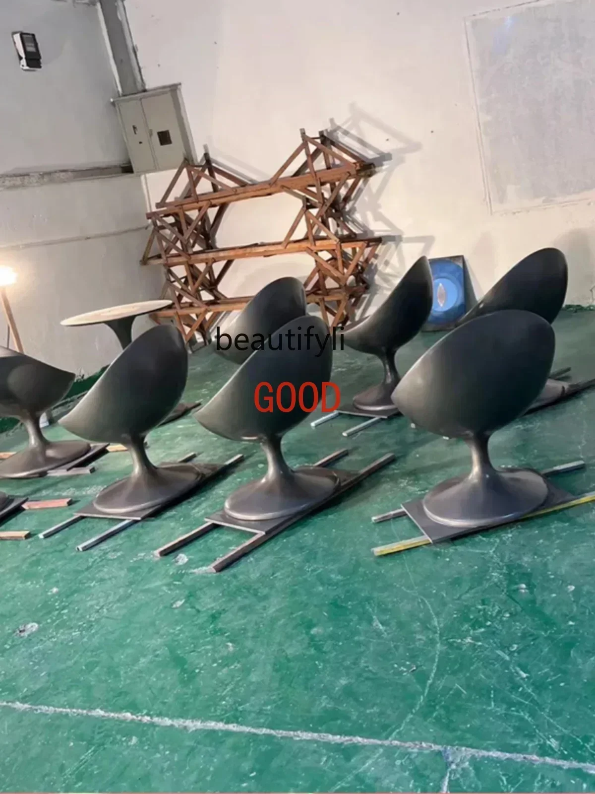 Light Luxury Modern Minimalist Design Spherical Chair Lobby Reception Chair Conference Room Negotiation Reception Chair