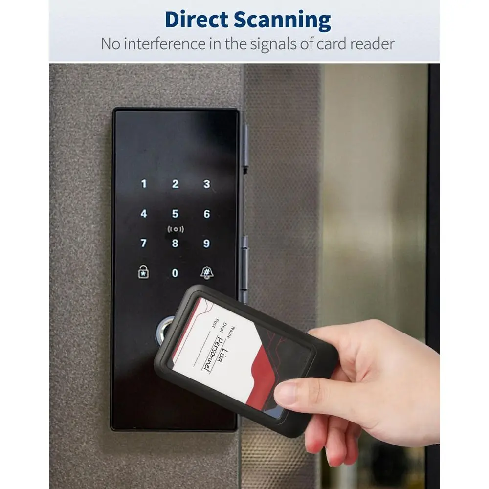 حبل قابل للسحب مجموعة بطاقات تصريح العمل قشرة صلبة واقية حلقة تسلق بكرة كليب طالب بطاقة حامي المفاتيح مرفق #1