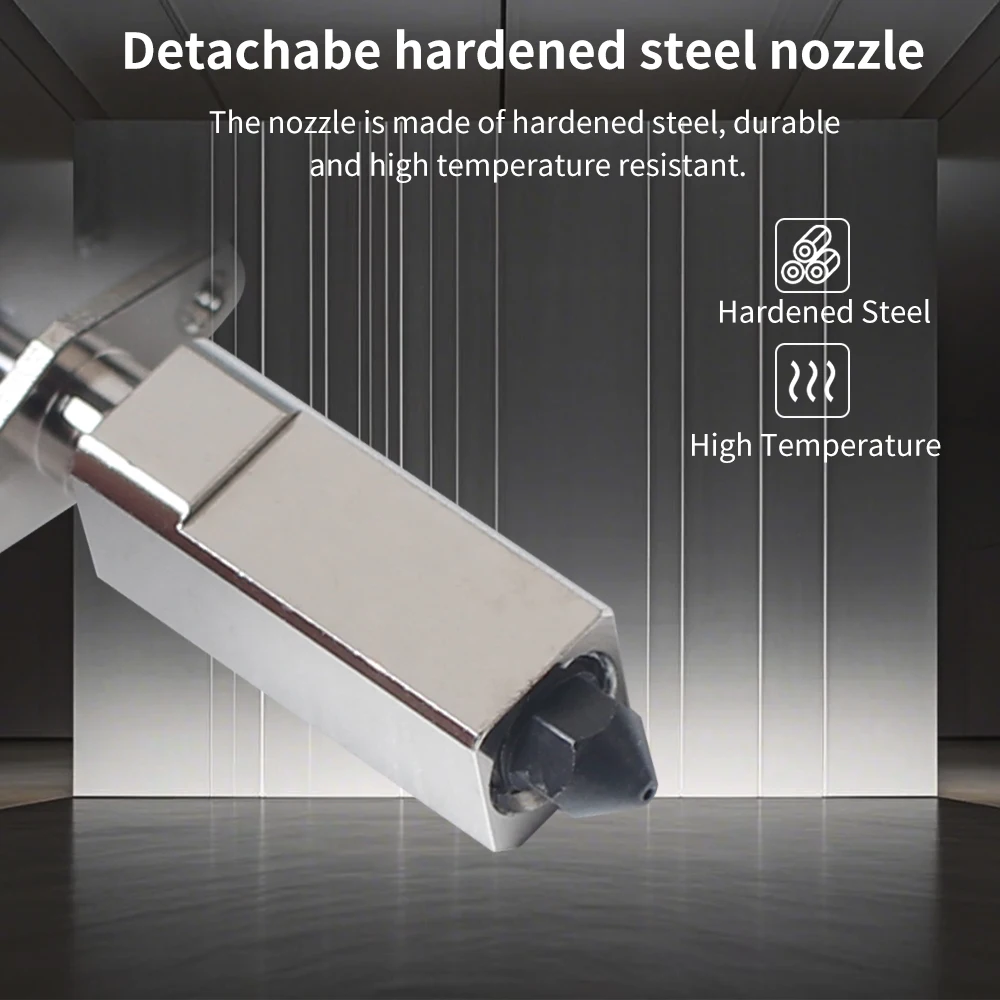 Dla SV08 Ulepszona dysza ze stali hartowanej Zestaw HotEnd Odporność na wysoką temperaturę Zapobieganie zużyciu Dla drukarki 3D SV08 — zdjęcie produktu 4