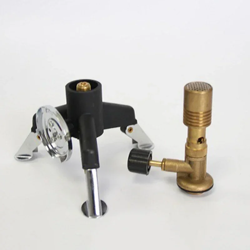 1PC Brass Multifunctional Portable Laboratory Disinfection Bunsen Burner Light Gas Torch Camping Hiking Accessories