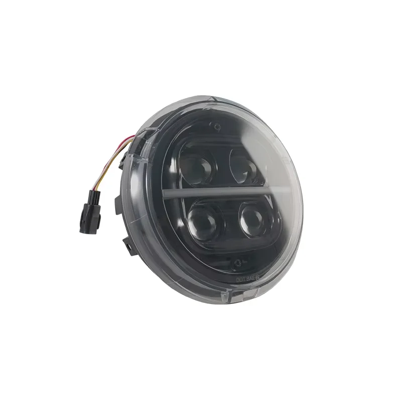 

YongJin Black LED Headlight With DRL High Beam Low Beam For Honda CM500