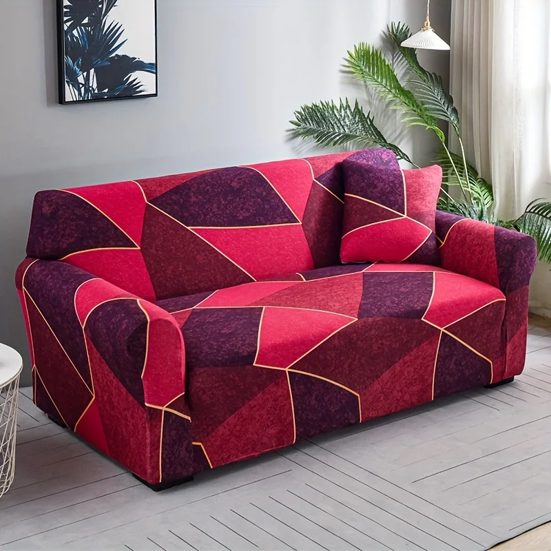 1 قطعة أريكة مرنة الغلاف المطبوعة عدم الانزلاق غطاء أريكة الغبار برهان غطاء أريكة أربعة مواسم أريكة حامي أثاث ديكور المنزل #5
