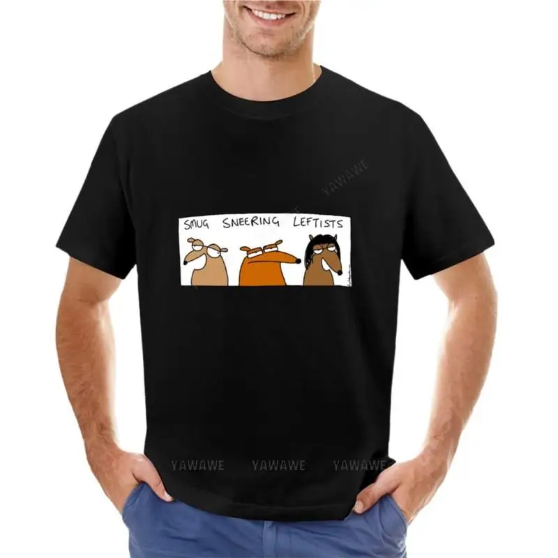 Smug Sneering Leftists T-Shirt summer t-shirt oversized t shirts cute clothes mens t shirt graphic