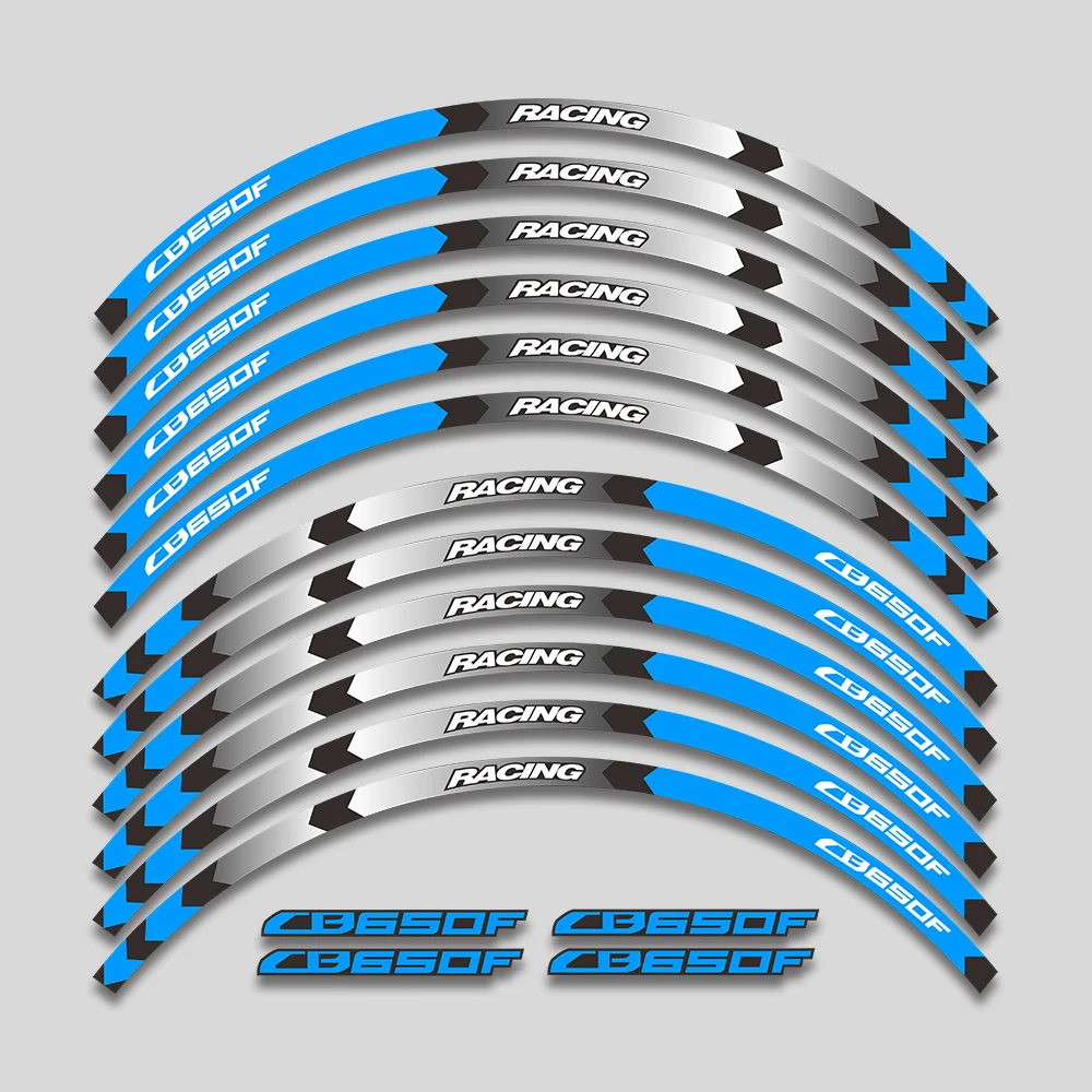 

Аксессуары для мотоциклов, наклейки на колеса, обод шины, водостойкая светоотражающая полоса, декоративные наклейки для HONDA CB650 F CB 650F cb650f