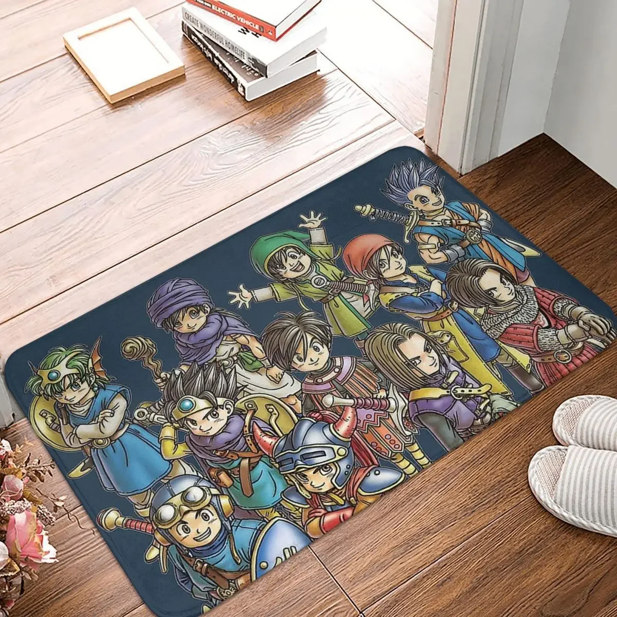 Dragon Quest Non-slip Doormat Heroes Bath Kitchen Mat Welcome Carpet Home Modern Decor