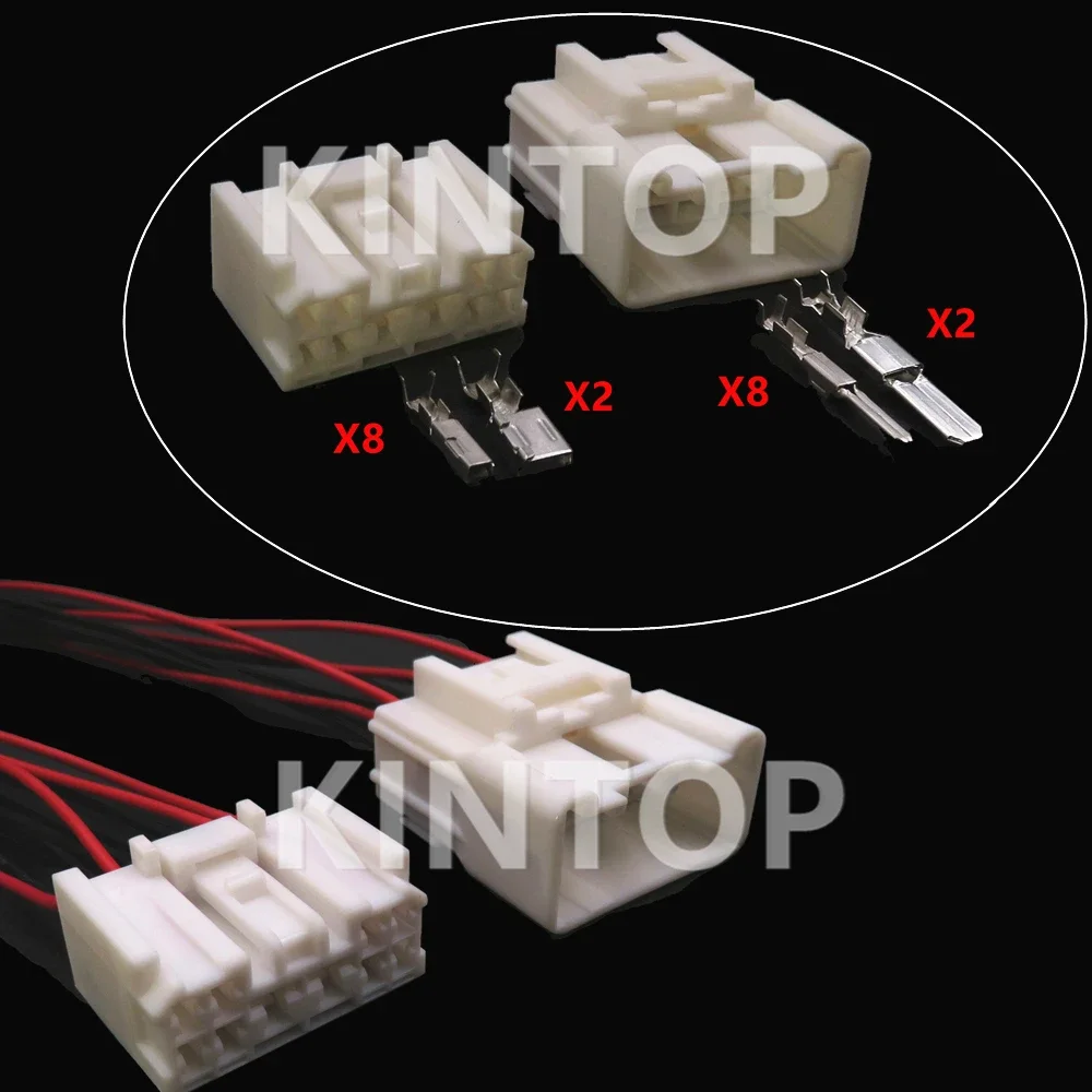 

1 Set 10 Pins BH0607-08 Car Unsealed Composite Connector AC Assembly 6520-1142 6520-1150 Automobile Wire Harness Socket