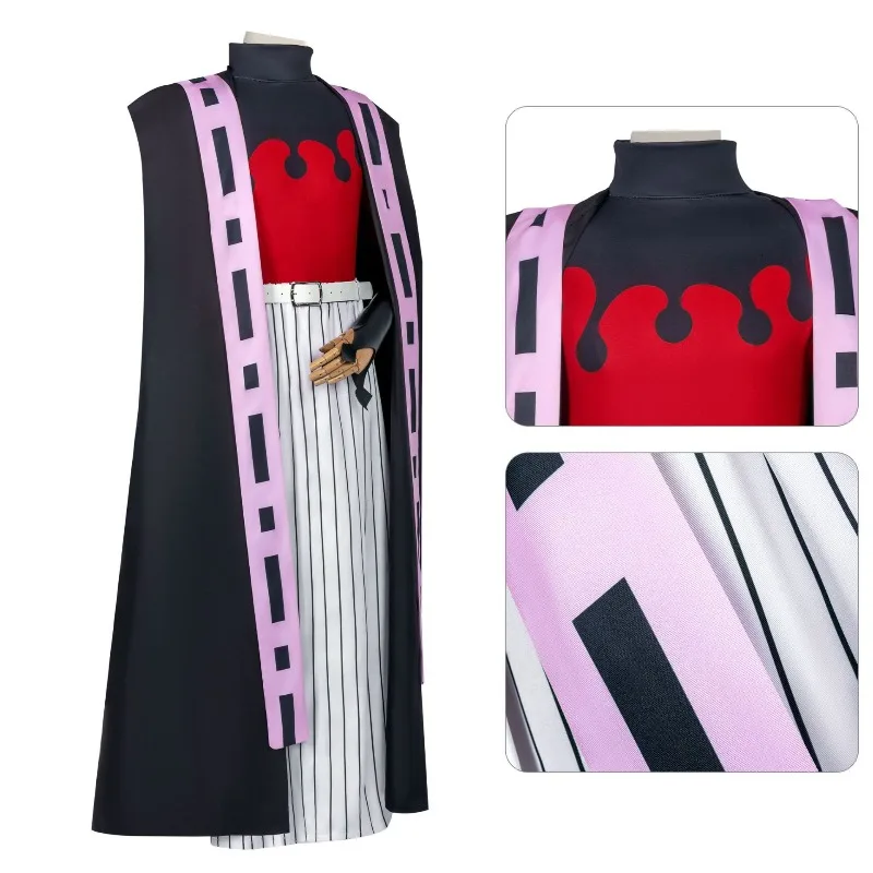 Douma Cosplay Costume Anime Douma Cosplay Outfit Wig Fan Doma Douma Cosplay Suits Kimono Unisex Halloween Costumes for Men Women - view 2