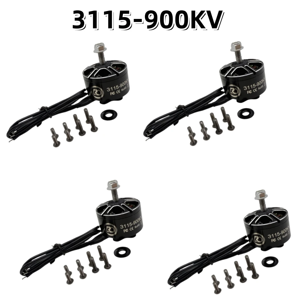 

New 4 Piece 3115 900KV 3- 6S Brushless Motor for X-Class FPV Drone Mark4 10 Inch Remote Control Drone Camera Kit Frame