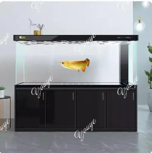 

A63 Floor Type Large Fish Tanks Aquarium Living Room Appreciate Filtered Water Aquatic Pet Supplies Ecology Pet Products