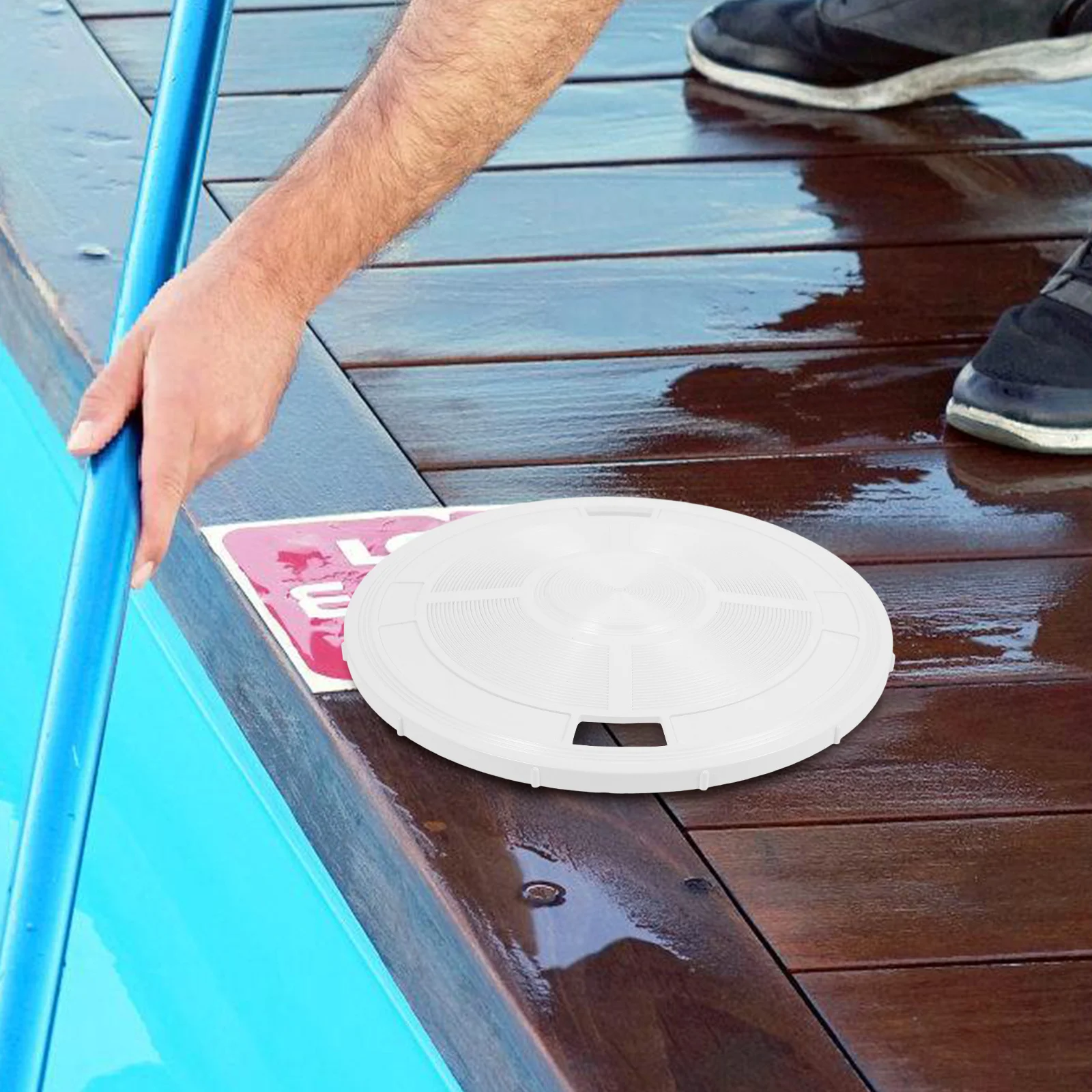 

Round Swimming Accessory Cover For Ground Swimming Pool Accessory Skimmer Deck Pool Skimmer Cover Plate Lid