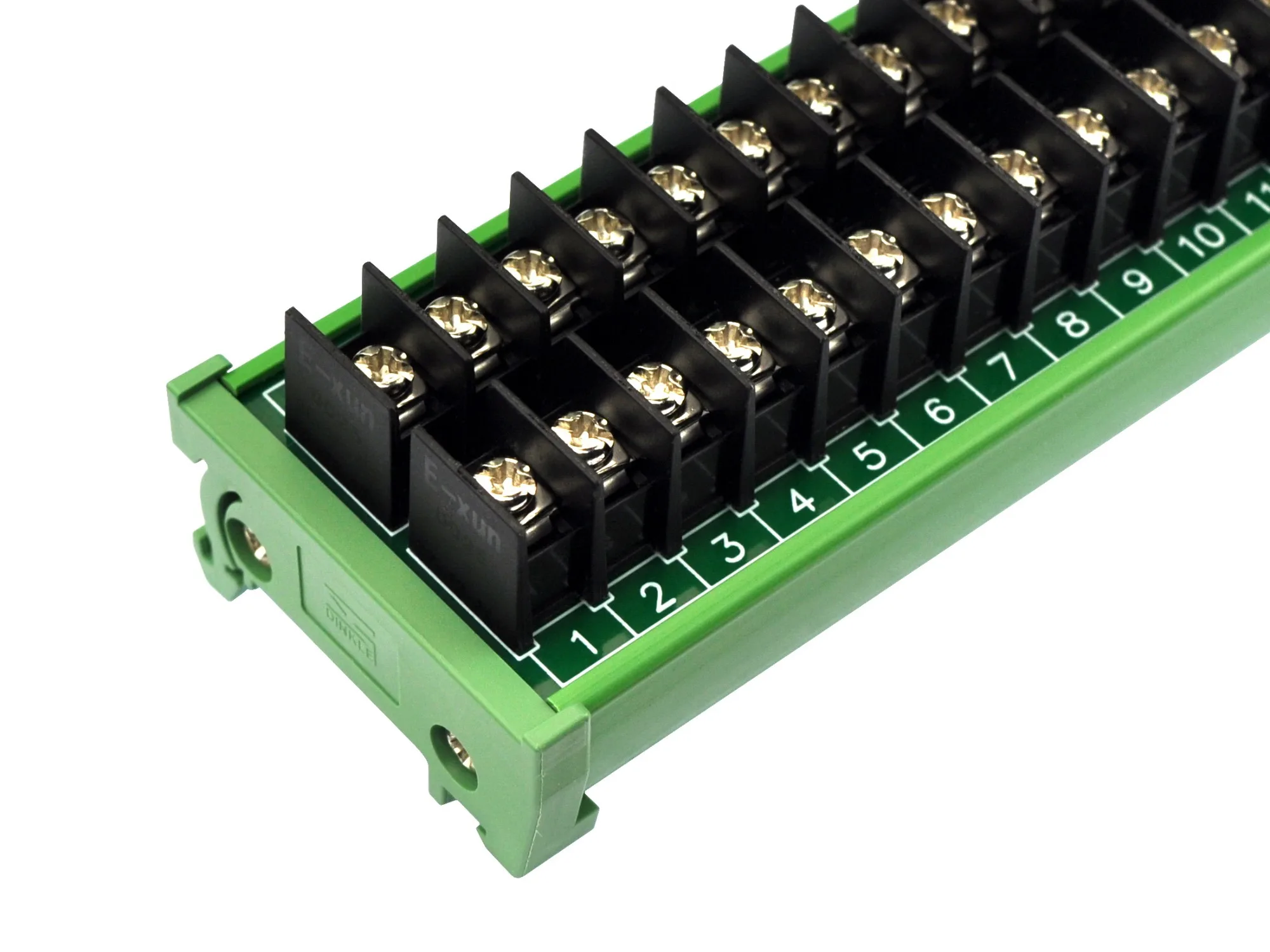 DIN Rail Mount 20Amp 2x48 Position Barrier Terminal Block Module