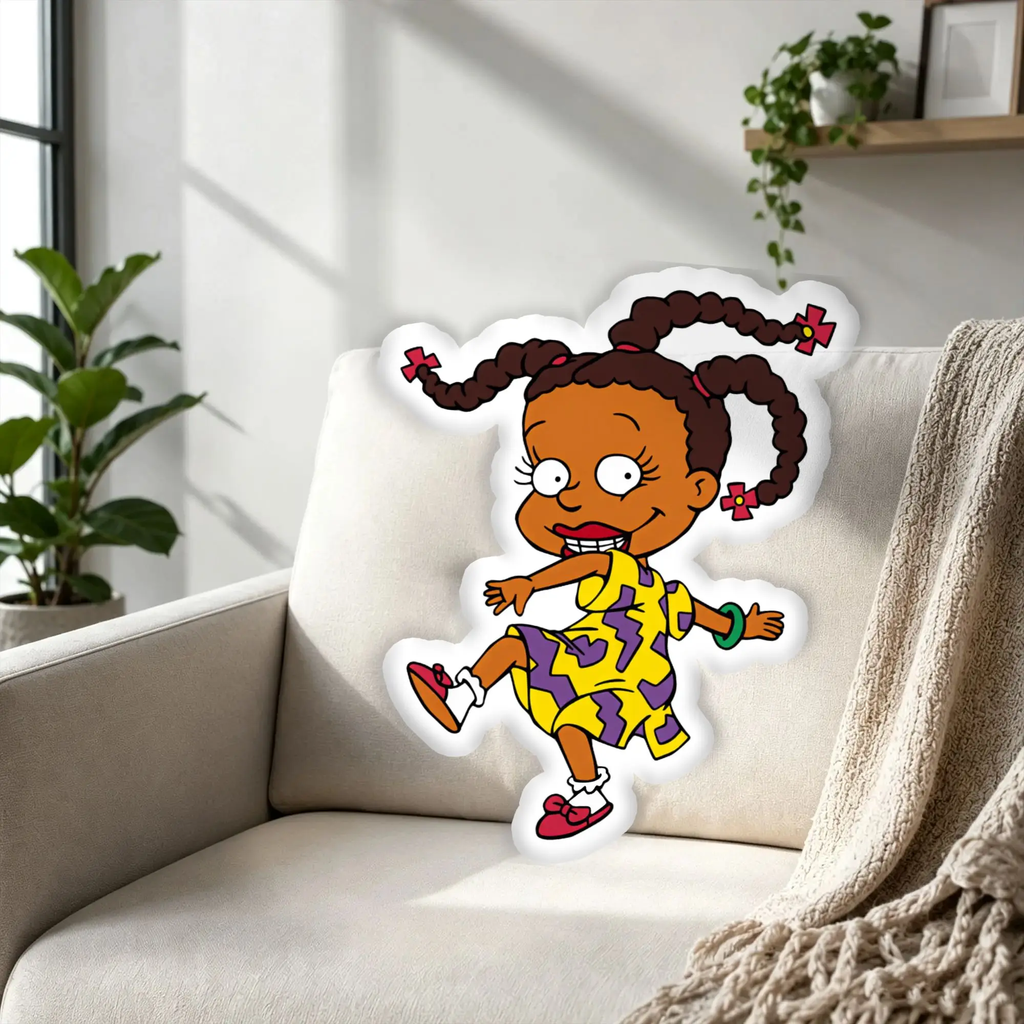 Customized Super Funny R-Rugrated Cartoon Hot Cushion Polyester Game Stuffed  Throw Pillow for Thanksgiving