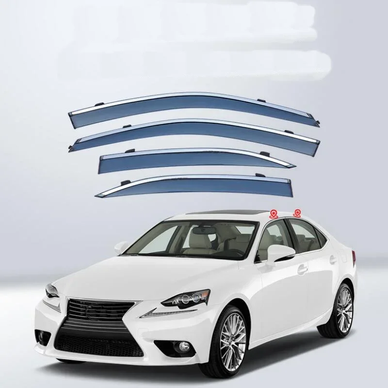 

Awnings & Shelters Window Visor Side Window Deflector For Lexus IS Series 2005 2006 2007 2008 2009 2010 2011 2012 2013 2014-2019