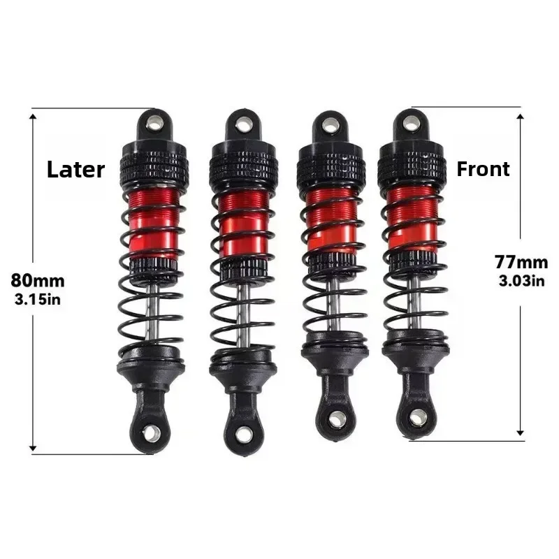 Verbeterde Schokdemper Voor SCY 16101 16102 Pro Wltoys 124008 144001 124017 MJX Hyper Go 16207 16208 16210 14301 14210 RC Auto