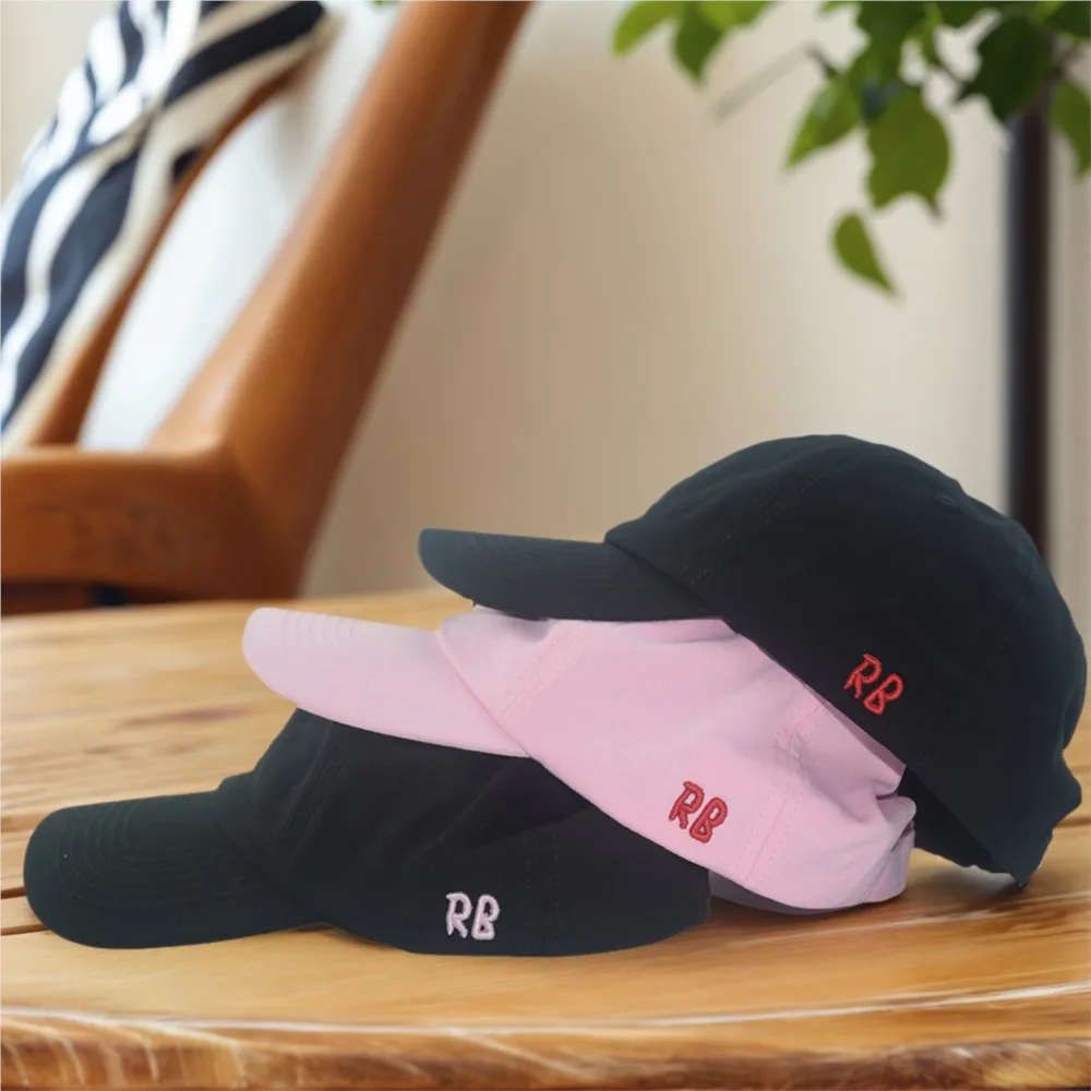 

CRUSH RB Handmade Embroidery Baseball Cap ex Faionable Couple Bla All Seasons Cotton Hat Ruslan Baginskiy Brand Wide Brim Cap