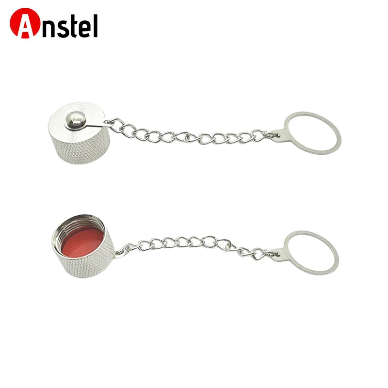 1PC Protective Cover Dust Cap with Chain for N Female UHF SO239 Connector RF Coaxial Adapter