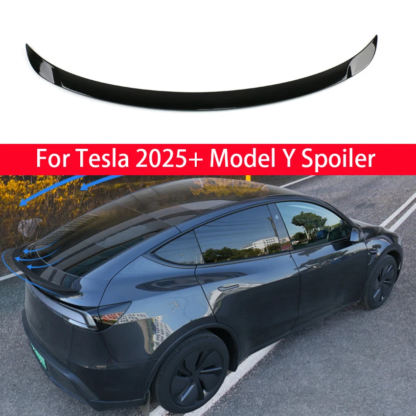 

For Tesla Model Y 2025+ Spoiler Rear Spoiler Wing Model 3 highland Rear Trunk Lip Accessories Performance Trunk Spoiler