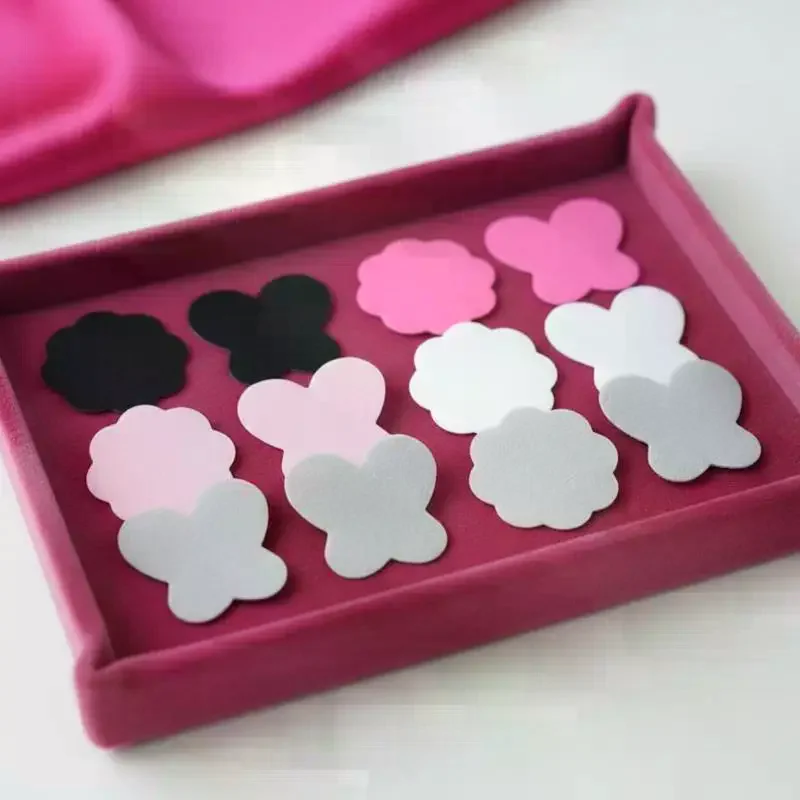 2Pcs Silicone Paint Palette Mats Butterfly Plum Blossom Design Reusable Easy Clean for Home DIY Painting Craft Projects