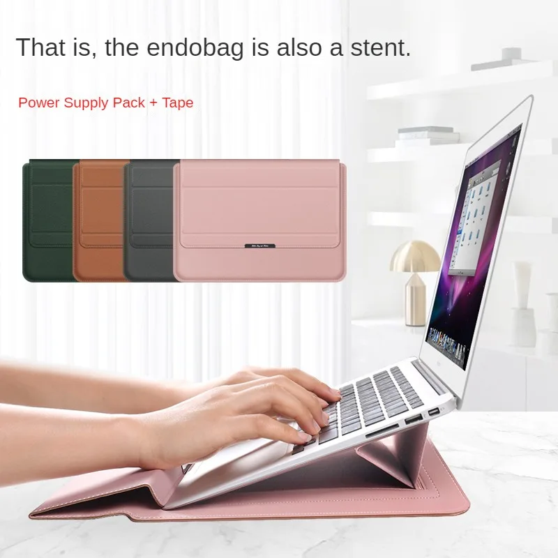 Laptop Bag Multifunctional Liner Bag For 11 12 13 15 16 Inch Macbook Air/Pro Huawei Original Laptop Handbag PU Protective Case