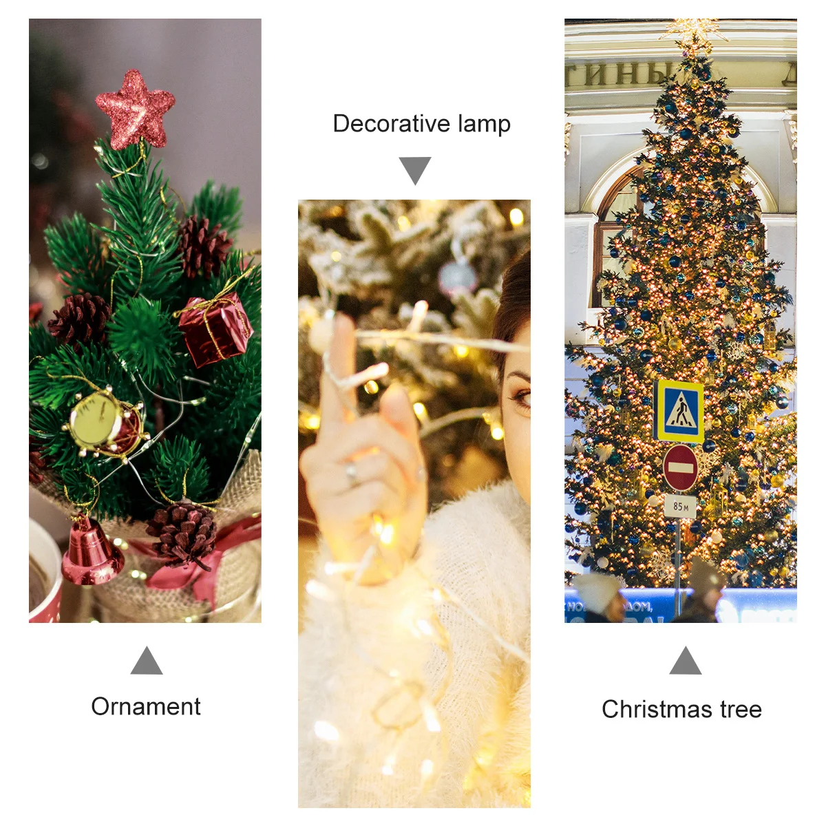 

12Pcs Simulation Christmas Icicle Hanging Decor Transparent Plastic Ornaments DIY Xmas Tree Decoration Holiday Photo Props