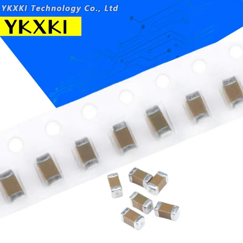 100pcs 1206 SMD Chip Multilayer Ceramic Capacitor 0.5pF - 100uF 10pF 100pF 1nF 10nF 15nF 100nF 0.1uF 1uF 2.2uF 4.7uF 10uF 47uF