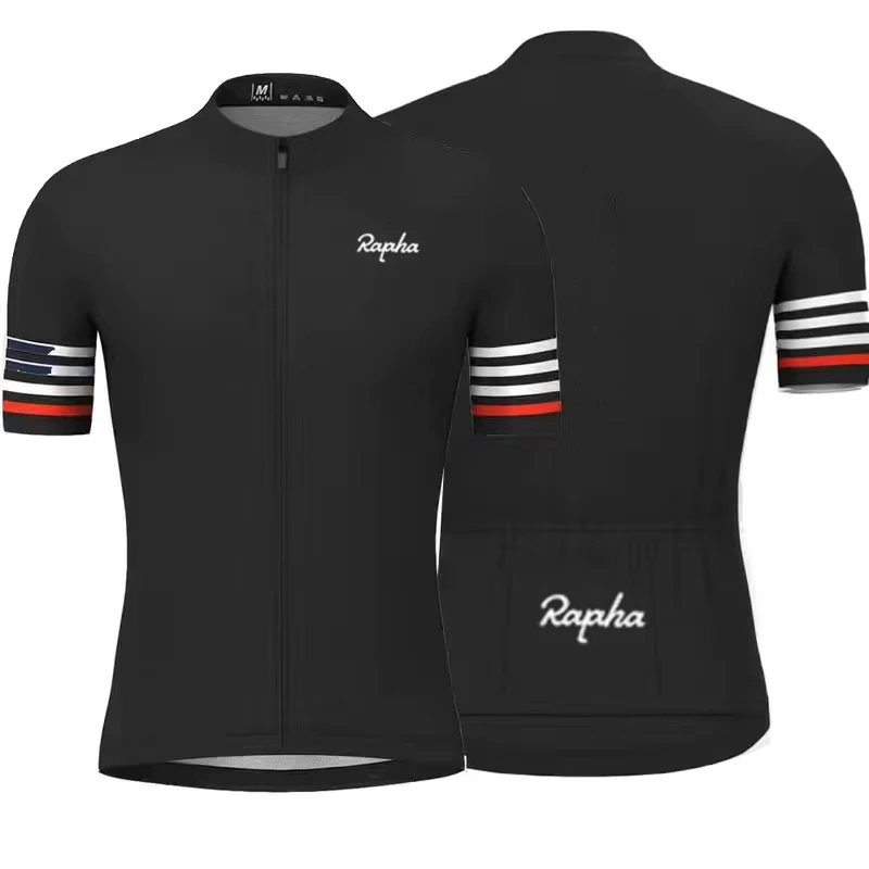 Men\'s bicycle shirt, short sleeved hat, bicycle clothing, bicycle shirt, bicycle clothing, black, classic, racing, summer, bicyc