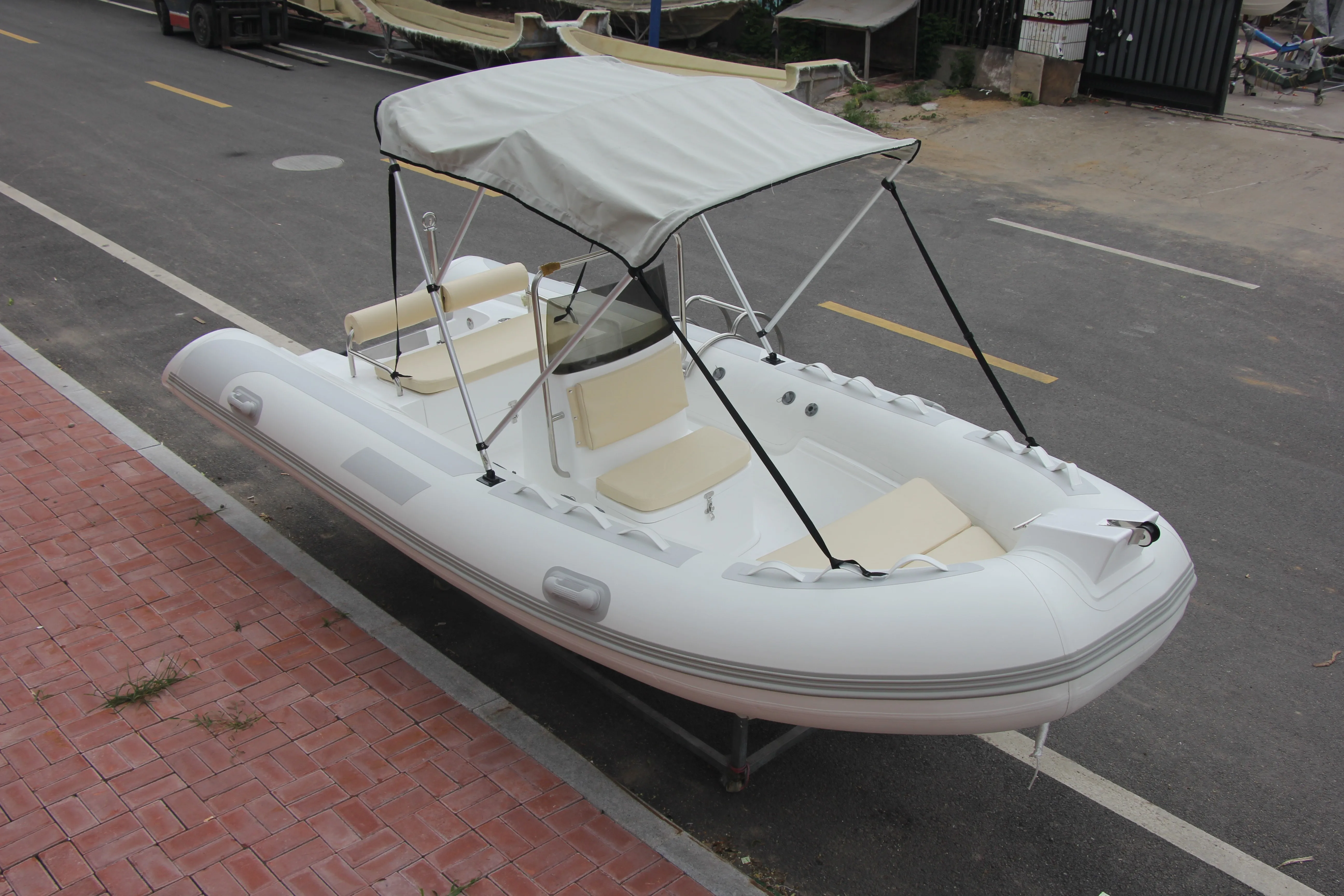 Barco con nervios de fibra de  - Fishing Boat Fiberglass reseña y precio