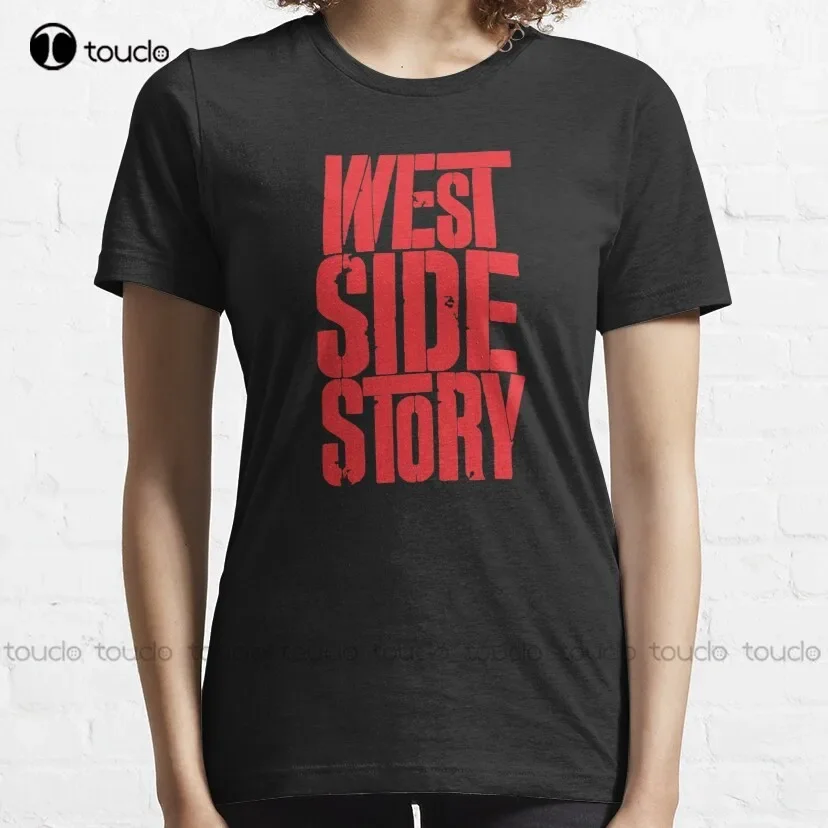 West Side Story Logo Classic T-Shirt Custom Tshirts Custom Aldult Teen Unisex Digital Printing Tee Shirt Xs-5Xl Fashion Funny