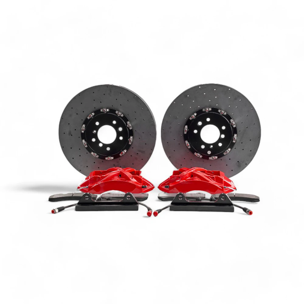 Brake Kit Front  with Carbon ceramic discs and  Carbon ceramic brake pads For McLaren Bugatti  AUDI  Nissan benz Alfa Romeo