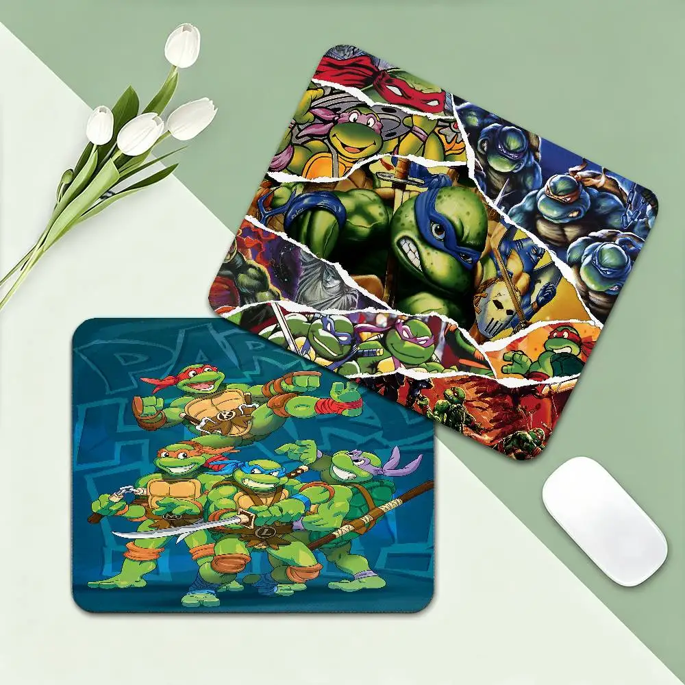 N-Ninja Movie T-Turtles Rubber Small Office Student Gaming Thickened Pad Non-slip Cushion Mouse Pad for PC Gamer Mousemat