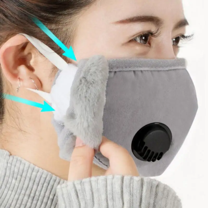 Fashion Winter Half Face Mask Thermal Fleece Ear Mouth Cover Neck Warmer Windproof Cycling Snowboard Ski Hiking Sport Scarf