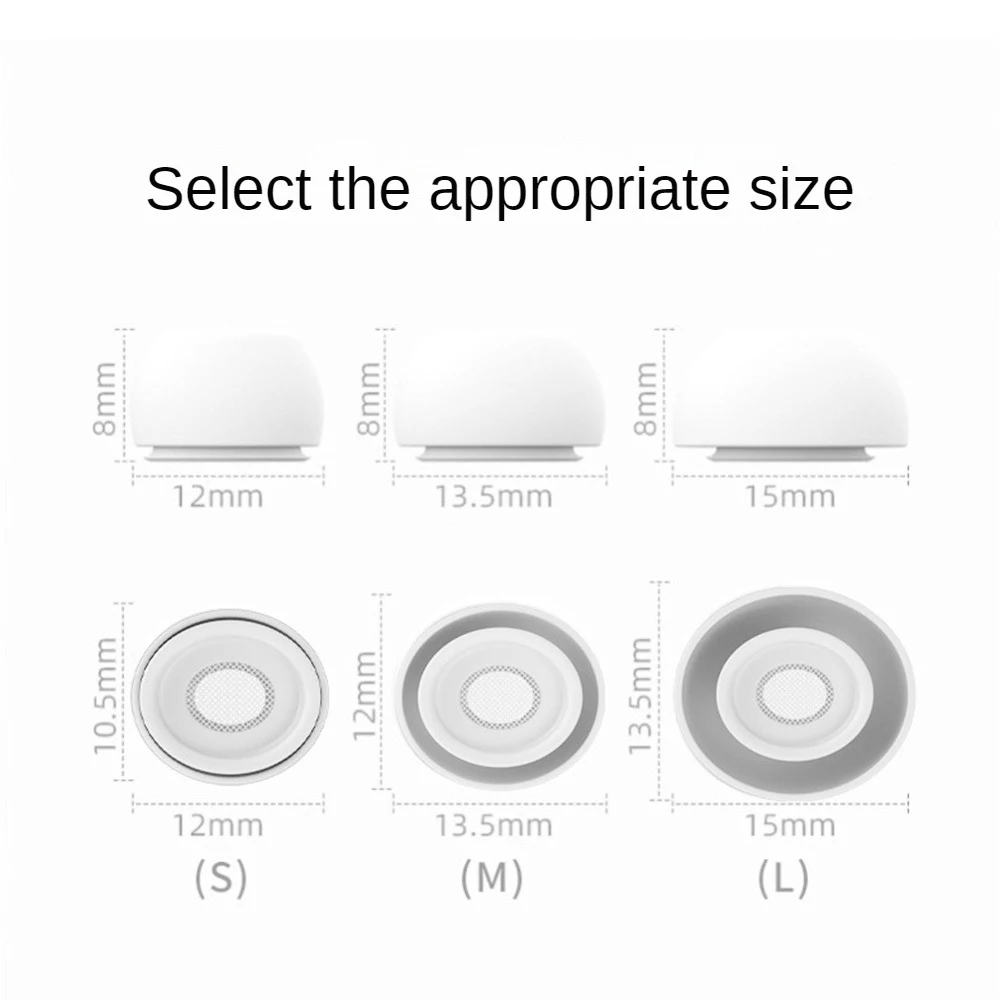 Suitable For airpods pro 2 Generation Replacement Earbuds For airpods pro 1 Replace The Earmuffs Dust Net Design Close Fit