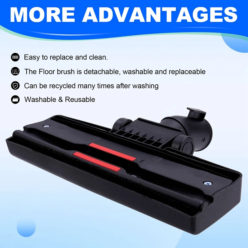 Brosse d'aspirateur universelle avec adaptateur de 35mm, accessoires pour aspirateurs, buse d'aspirateur