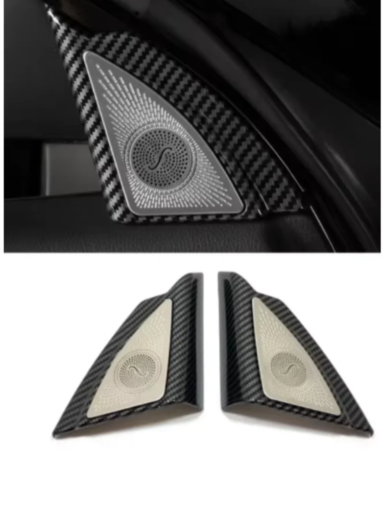 

Trim For Toyota Highlander Kluger Xu70 2021-2024 Car A-pillar Door Stereo Audio Speaker Trim Abs Sticker 3d Parts