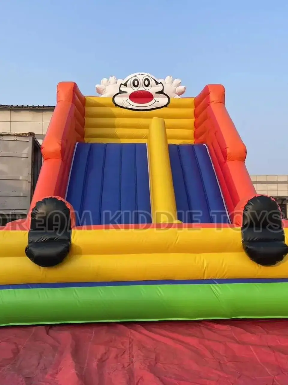 

8X5m Clown Theme Slide Giant Inflatable Adults Slide dry Slide Party Rental PARK inflatables