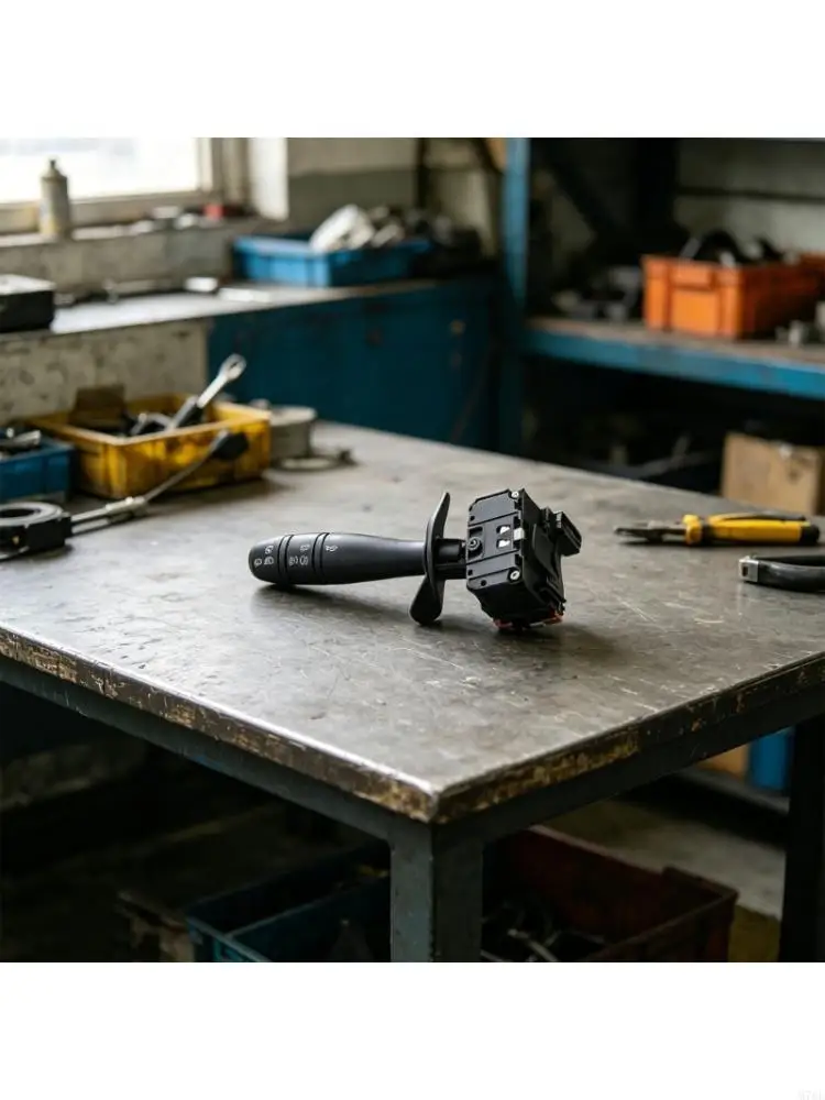 M76E Vehicle Lighting Control Stalk Assembly, Steering Column Unit with Headlight Turn and Horn Functions, 6001551361 for