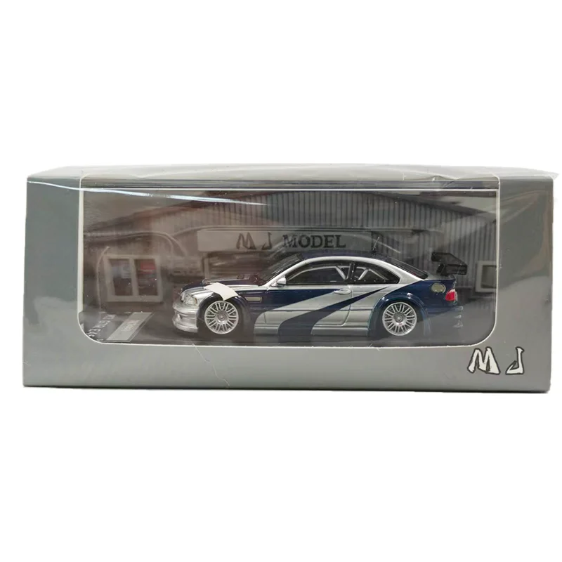 MJ Model 1:64 Schaal M3 GTR Legering Automodel Ornament Souvenir Display Collectie Hobby Cadeau