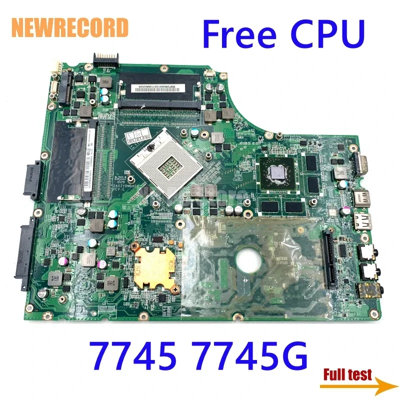 

For Acer Aspire 7745 7745G MBPUN06001 MBBPJ06001 MBPUP06001 Laptop Motherboard I3 I5 Only HD5650 Free CPU 2 RAM Slot