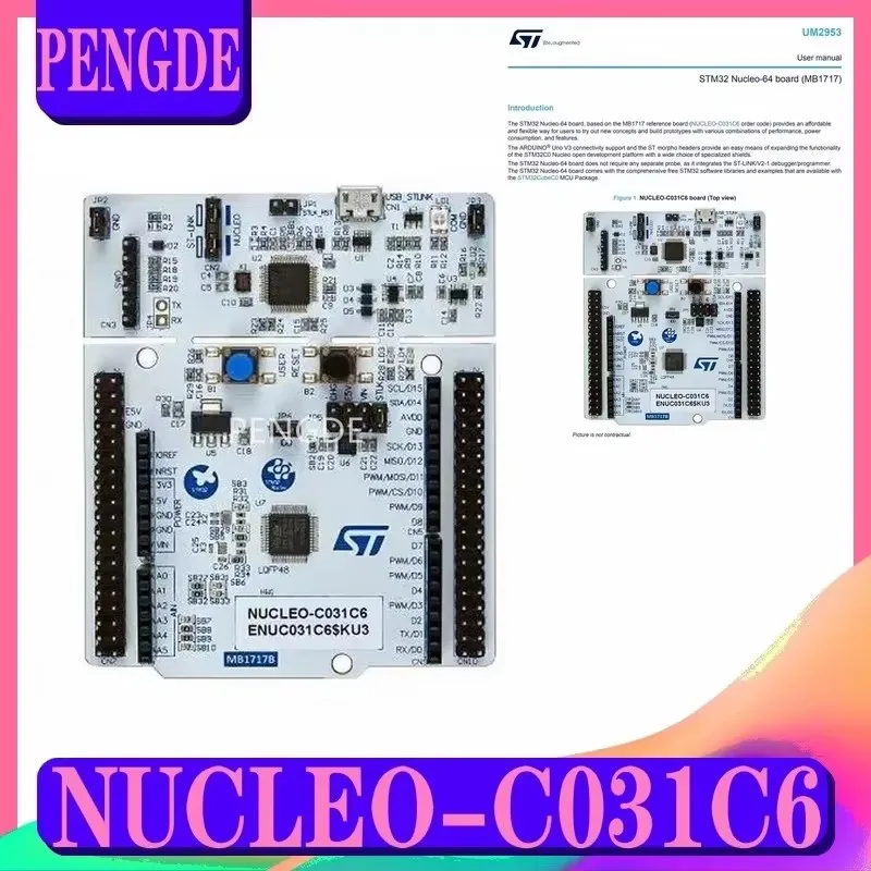 

NUCLEO-C031C6 STM32C031C6T6 Development Board Nucleo-64 ARM STM32C031