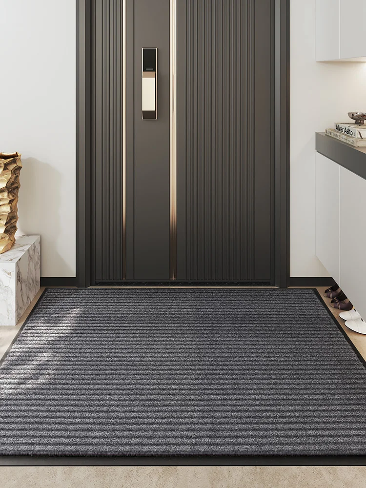 

Entrance Door Mat Anti-Slip Indoor Outdoor Mat Home Use Rug Strong Absorbency Door Teold Mat Rectangular Fiber Material