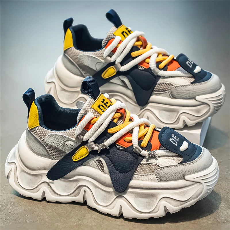 Running Sneakers for Men Skateboarding Walking Shoes Popular in Autumn 2026 Man Sports Shoes Fashionable Breathable Anti Slip 44