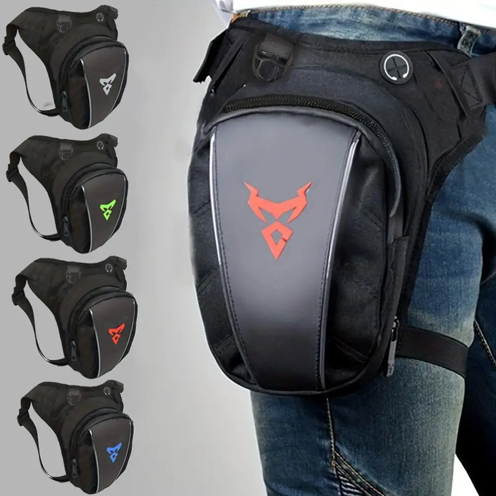 Waterproof Motorcycle Drop Leg Bag Tactical Thigh Hip Multi‑Pocket Bag Phone Pack Travel Motorbike Riding Pouch