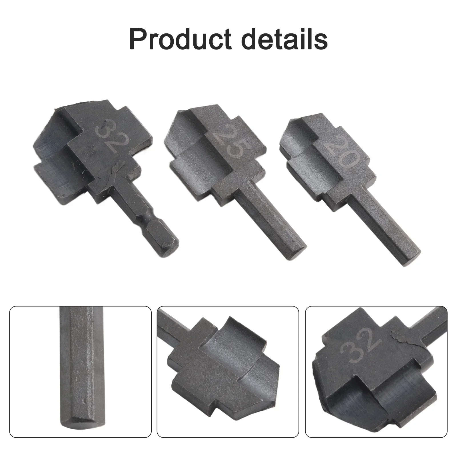 

PPR Drill Bit Plumber Water Pipe Puncher Drill Bit Hexagon Shank Water Pipe Connection Tool 6.35mm 20/25/32mm Expansion Punch