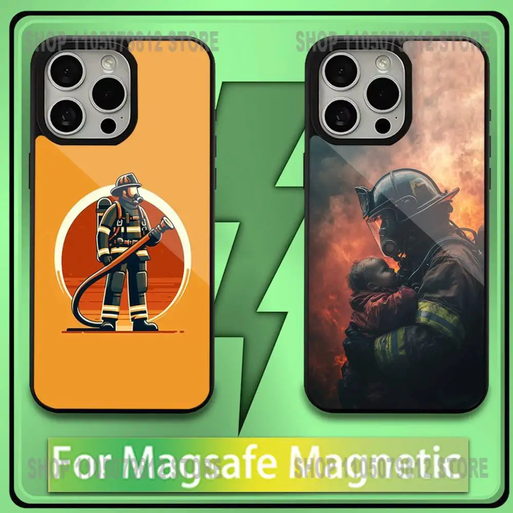 

F-Fireman F-Firefighter-ES Phone Case For iPhone17,16,15,14,13,12,11,Plus,Pro,Max,Mini Soft Magesafe Magnetic Wireless Charge