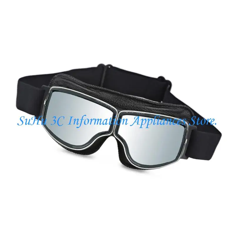  Unisex Protective Glasses Motorcycle Goggles Wide Veiw Lens Breathable Design