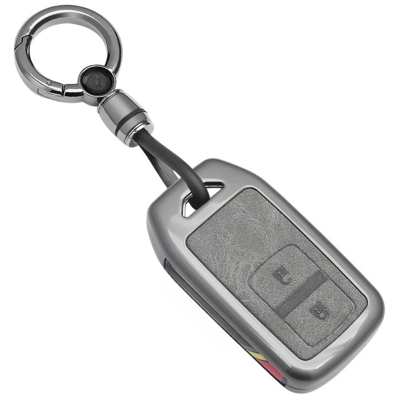 

Zinc Alloy Key Cover Case for Honda Civic 10th Gen/Accord/UR-V/Inspire/XR-V/Breeze/CR-V/Lingpai/Vezel - Protective Key Fob Shell